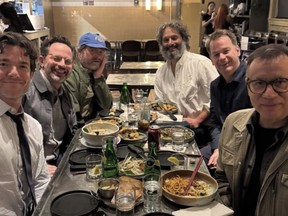 From left: John Mulaney, Nick Kroll, Zach Galifianakis, Jason Mantzoukas, Mike Birbiglia, and Fred Armisen.