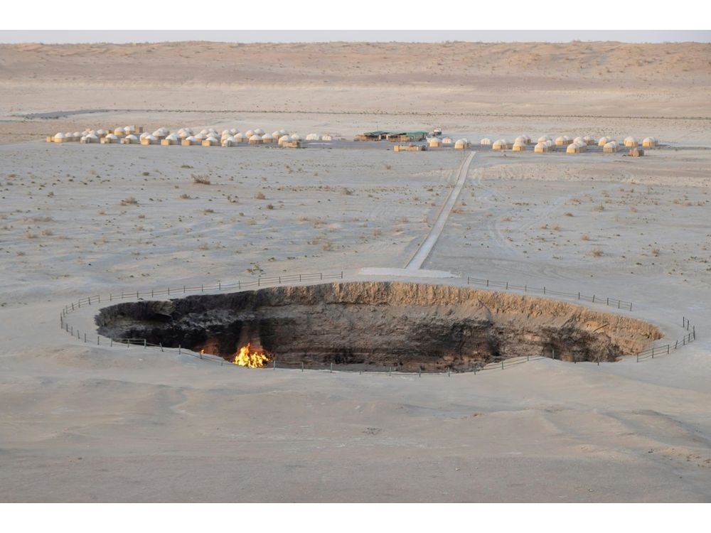 Reducing the fire is an important step for Turkmenistan’s climate ambitionsSTRINGER/AFP