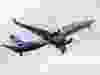 A WestJet flight departs from Victoria International Airport in Sidney, B.C., on Thursday, March 20, 2025.