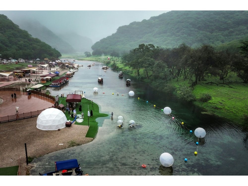 Dhofar’s temperate climate is a major attraction for visitors from the Gulf during the region’s punishing summers.-/AFP