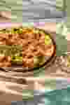 Fourtalia, eggs with sausages, potatoes and mint