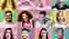 People emotions collage