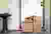 Front Door with Delivery Boxes