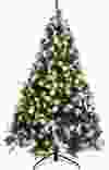 Hinged Snow Flocked Xmas Tree