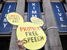 Free speech protest.