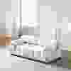 Mercer41 Quiteri Velvet Loveseat in White. PHOTO BY WAYFAIR