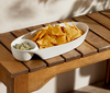 Oval Porcelain Serving Tray