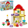 lego Peppa Pig Birthday House box and figures