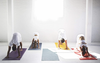 B Yoga Mats in action