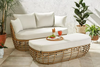Dune Loveseat and Ottoman