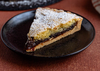 Prune and frangipane tart.