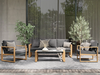 Arunas 5 Person Outdoor Conversation Furniture Set