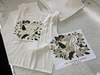 The design that takes machines three hours to stitch.
